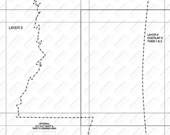 Mississippi String Art Template w/ Heart