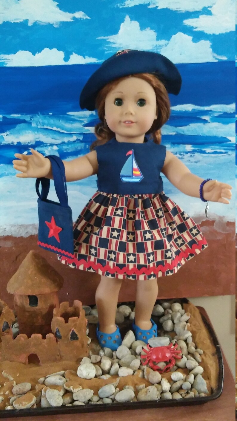 Doll Dress Clothes AG 18 inch Summer Skirts And Sun Hat For American Girl Dolls