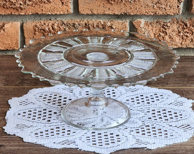 EAPG Pedestal Cake Stand from the 19th Century