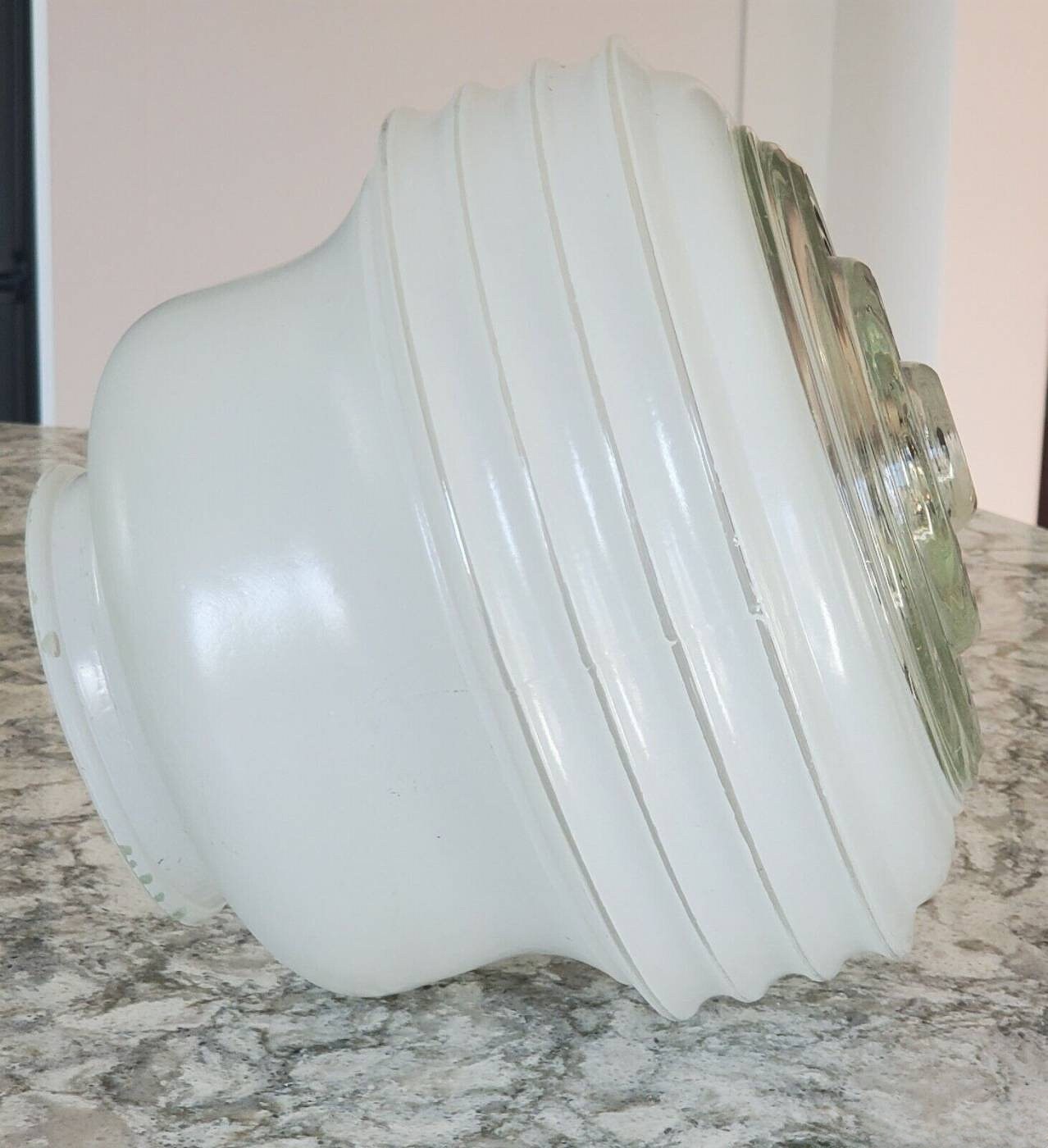 Art Deco Glass Ceiling Light Shade Large 7.5 X 8 Etsy