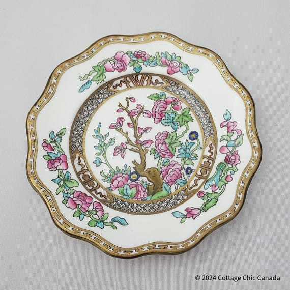 Coalport Indian Tree Bread and Butter Plate, English Fine Bone China