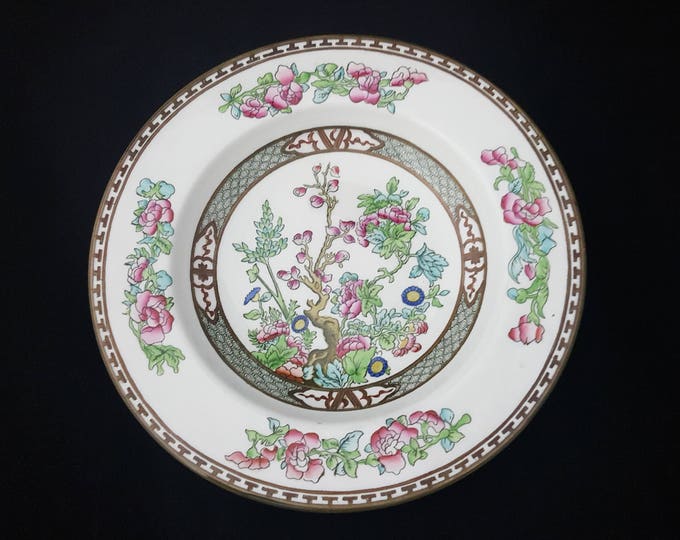 Coalport Indian Tree Soup Bowl, English Fine Bone China