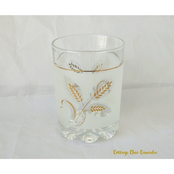 Covetro Gold Wheat Glass Ice Bucket Made in Italy