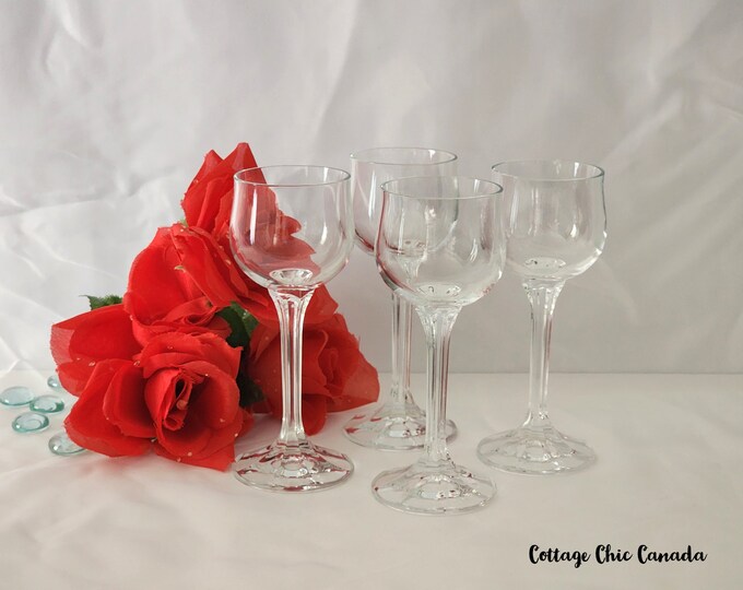 Bohemia Crystal-Crystalex Diana Cordial Glasses, Set of 4