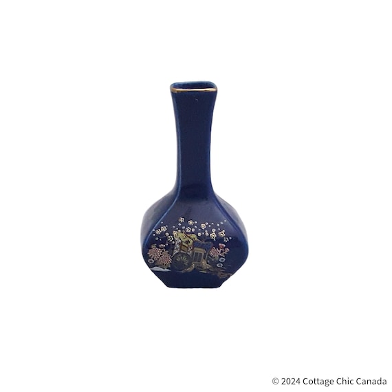 Angela Fine Cobalt Japan Vase Miniature for Modern Home Decor & Gifts