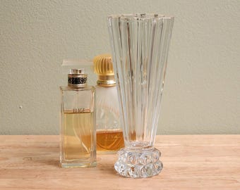 Rosenthal Blossom 7" Classic Cut Crystal Vase - Art Deco Revival Style