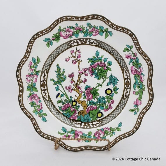 Coalport Indian Tree 10 1/2" Dinner Plate, English Fine Bone China