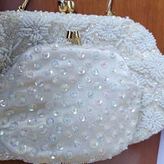Simpson’s Hong Kong Beaded Bag with Matching Sequin Purse – Vintage 1960s Fashion Evening Set