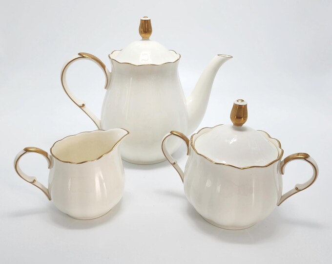 Mikasa 24 Karat Fine Bone China Mini Coffee Tea Service Set