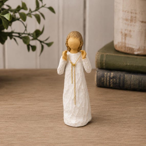 Willow Tree Truly Golden Susan Lordi Figurine Family Gift, 5.25"