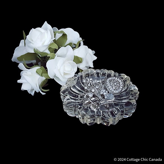 Hazel Atlas Glass Ashtray Dish - Mid Century Modern