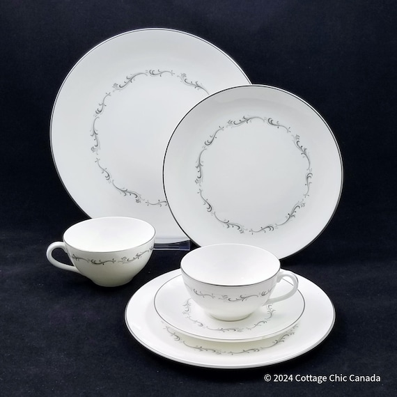 Royal Doulton Coronet Fine Bone China Teacup Set and Plates