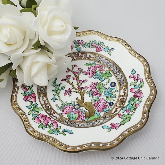 Coalport Indian Tree Bread and Butter Plate, English Fine Bone China
