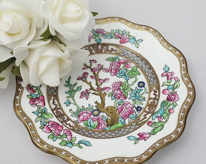 Coalport Indian Tree Bread and Butter Plate, English Fine Bone China