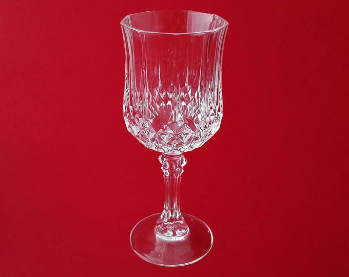 Cristal D'Arques Crystal Longchamp 6 1/2" Wine Glass, 5 3/4 oz