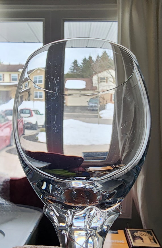 Bohemia Crystal Crystalex Suzanne Wine Glasses – Vintage Czech