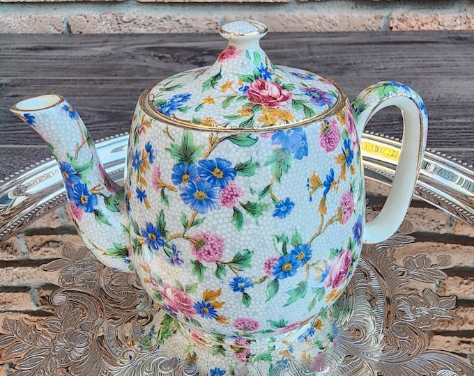 Royal Winton Grimwades Old Cottage Chintz Countess Mini Teapot for One