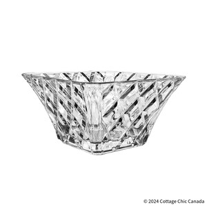 Mikasa Crystal Diamond Sparkle 9&quot; Square Bowl