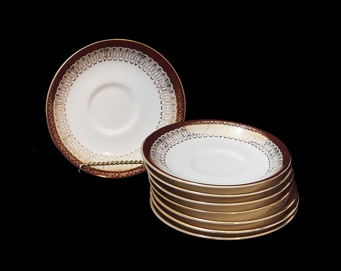 Royal Grafton Majestic Gold Fine Bone China Saucers, Sets of 2 or 4
