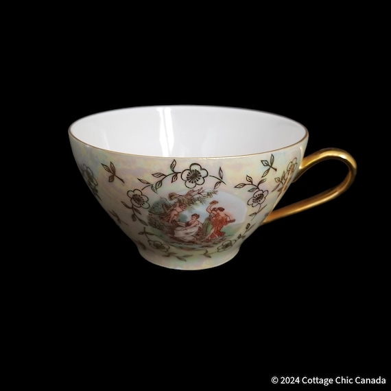 Vintage Fragonard Love Story Teacup – Fisher China-Germany