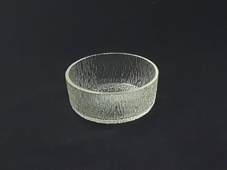 Crystal Ice pattern 5 Fruit Bowl by Indiana Glass Company ~ Vintage 1980/'s