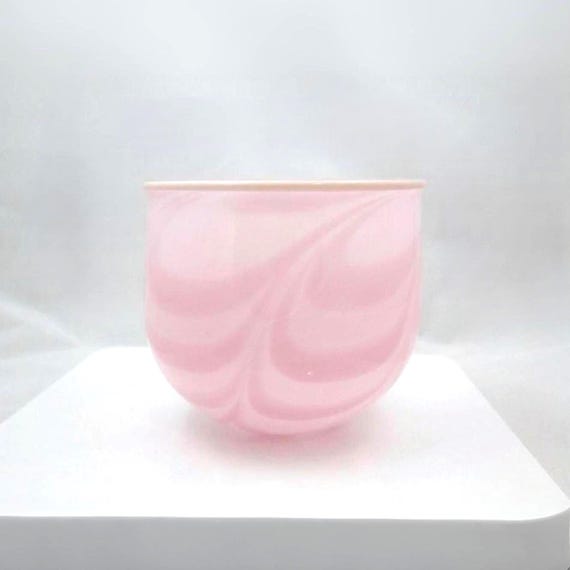 Anna Ehrner Signed Pink Art Glass Bowl – Kosta Boda Scandinavian Design Sweden