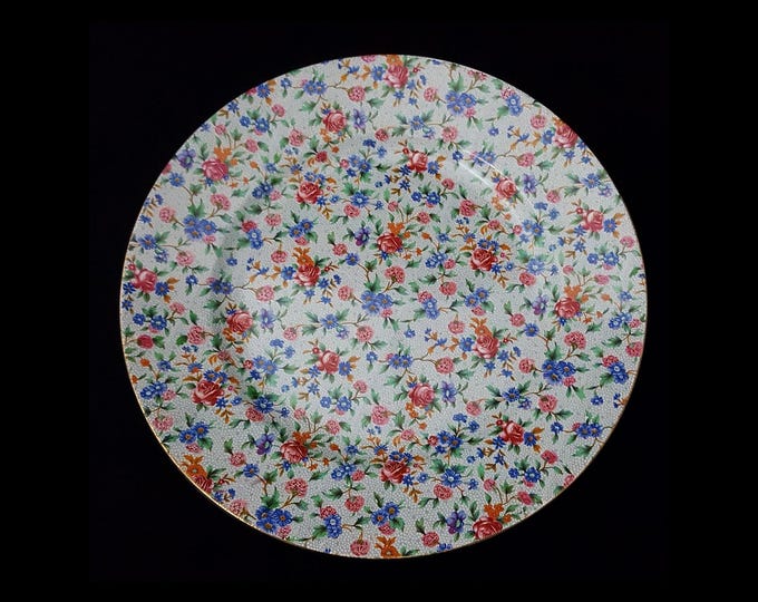 Royal Winton Grimwades Old Cottage Chintz Bread & Butter Service Plate (Sandwich Chop Plate) – Round Shape – Made in England