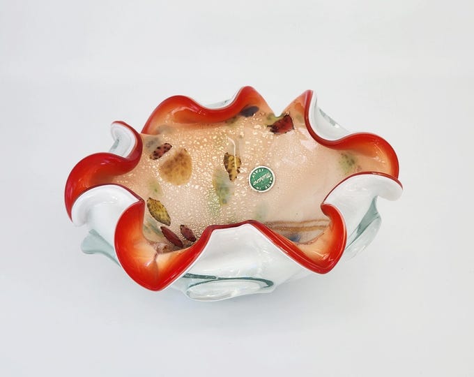 Dino Martens Murano Glass "Tutti Frutti" Bowl