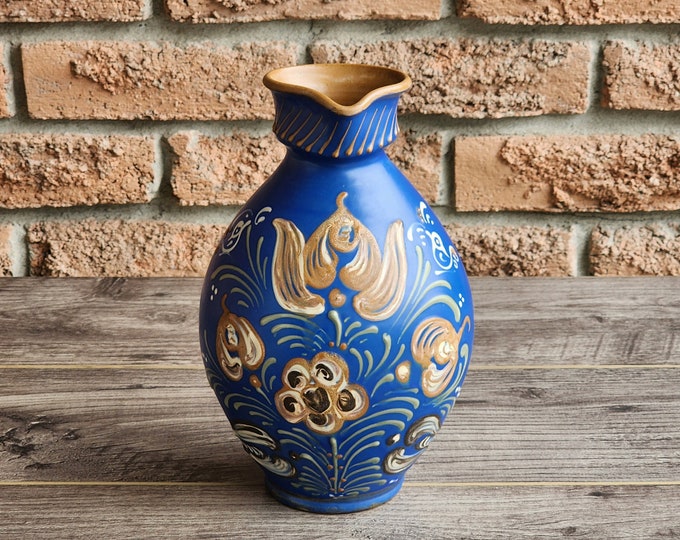 Vintage Studio Pottery Water Jug Pitcher from the German North Sea Coast