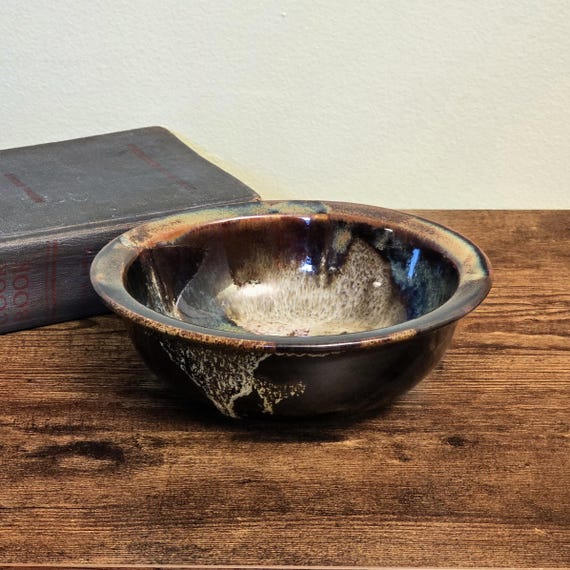 Mulcahy Studio Pottery Bowl – Signed Irish Artisan Stoneware Mid Century Ceramic Studio Craft