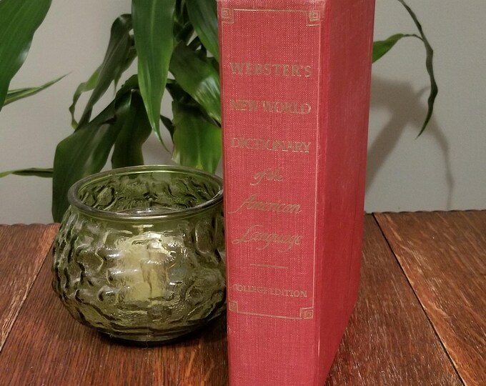Webster's New World Dictionary of the American Language, 1966 College Edition with Red Cover