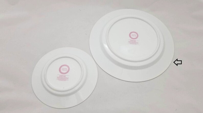 Trellis Rose by DANSK Dansk Trellis Rose Bread /&Butter Plates Dinnerware Set for 8 Vintage Dansk Plates Dansk Trellis Rose Dinner Plates