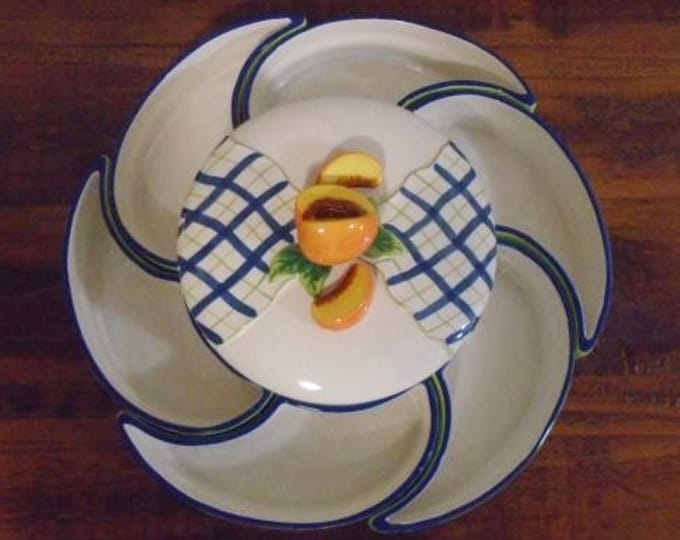 Ganz Bella Casa 8 Pc Fruit or Vegetable Server with Dip Bowl