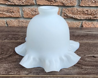 Shabby Chic Tulip Bell Lampshade, Mid Century Vintage Home Decor
