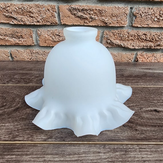 Shabby Chic Tulip Bell Lampshade, Mid Century Vintage Home Decor