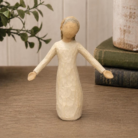Willow Tree Sign for Love Susan Lordi Figurine Family Gift, 5.5"