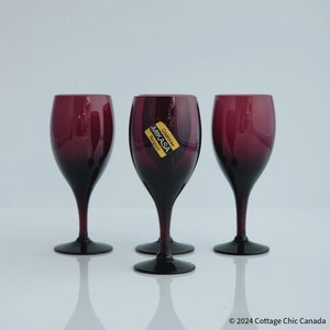 Mikasa Plum Amethyst 4 3/8 "Aperitif Sherrygläser, 4er Set