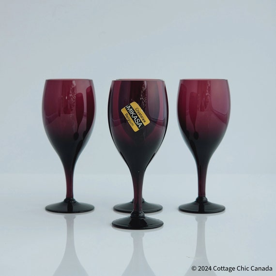 Mikasa Elegance Elegant Plum Cordial Sherry Glasses, Set of 4