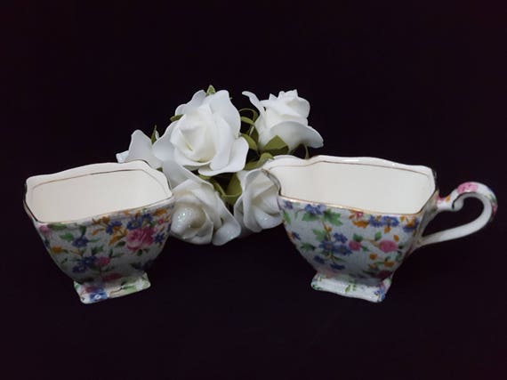 2 Piece Chintz set Royal Winton (DEB) 2 Piece Chintz set Royal Winton (DEB)
