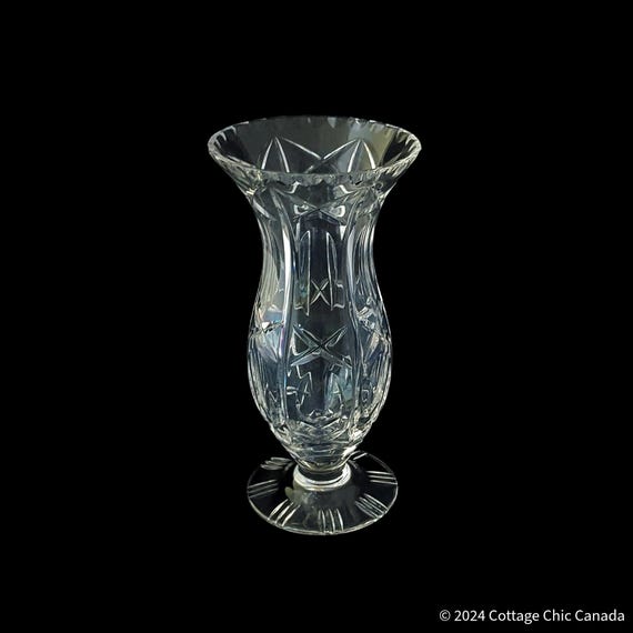Mid Century Vintage Luxury Lead Crystal Vase