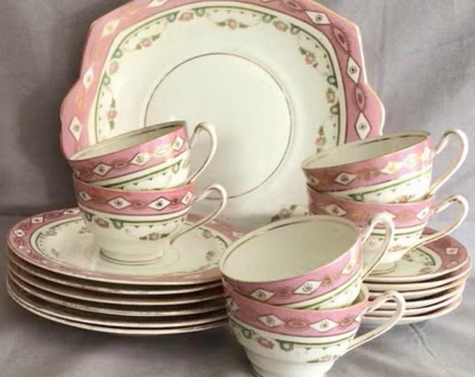 Antique 19th Century Tea Service Set Made in England