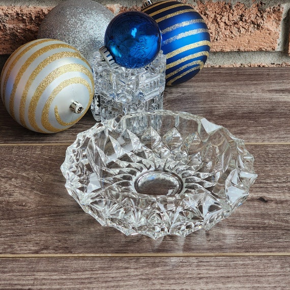 Val St. Lambert Nicole Giftware Collection 7" Crystal Cigar Ashtray