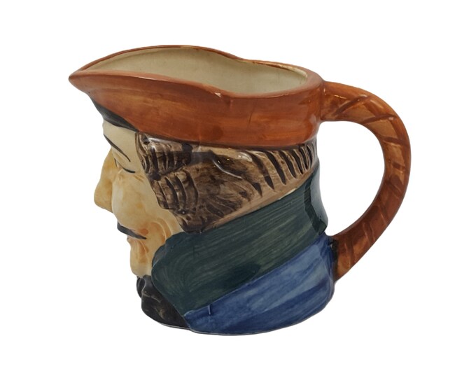 Toby Character Jug Mug Planter for Plants, Storage or Display