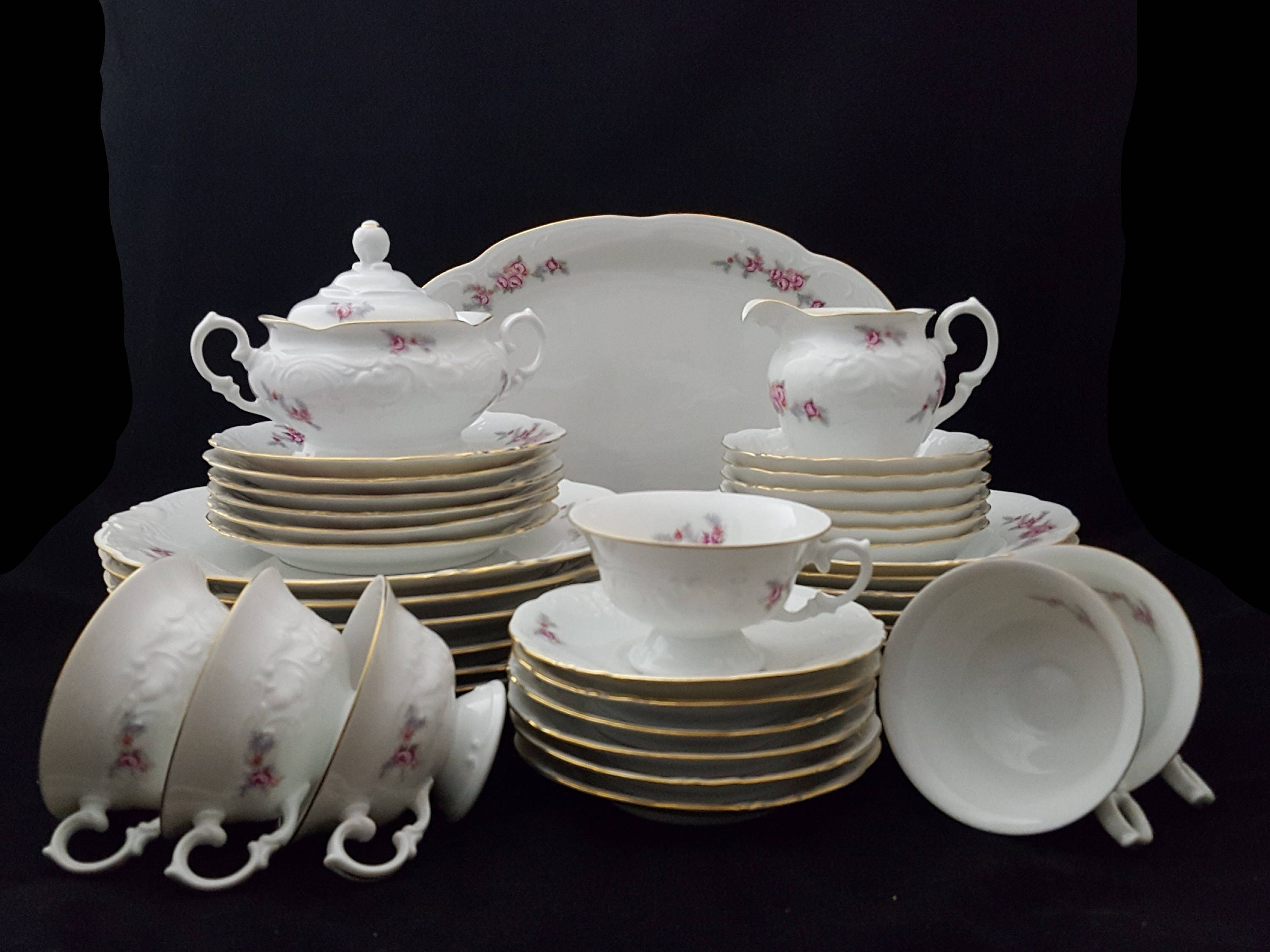 Wawel Poland WAV21 40 Piece Dinnerware Set for 6 Etsy