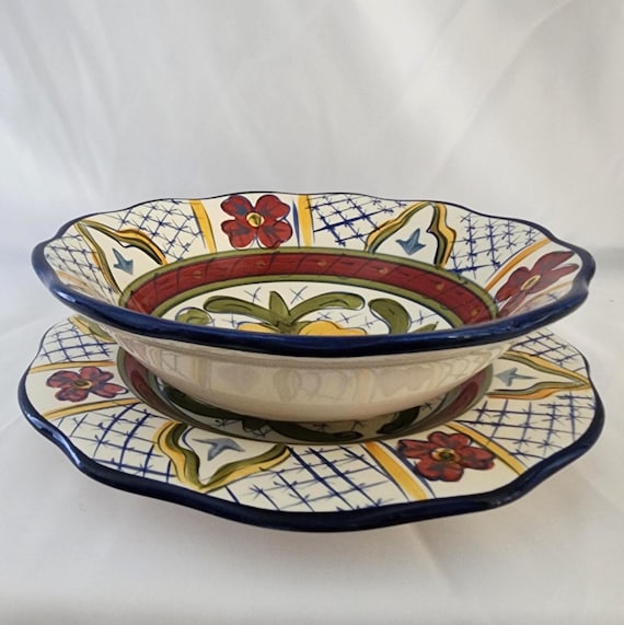 Vintage Cordoba Soup Bowl and Plate Set – Tabletops Unlimited Tableware Made in China