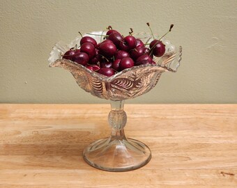 EAPG Bryce Higbee Pedestal Compote Bowl from the 19th Century