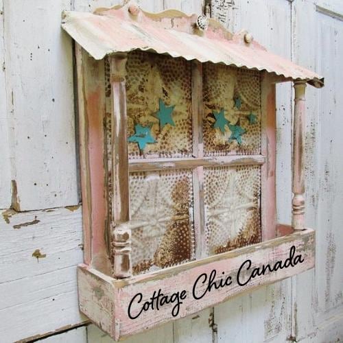 ヴィンテージの牛柄キャニスター蓋：ファームハウスキッチン