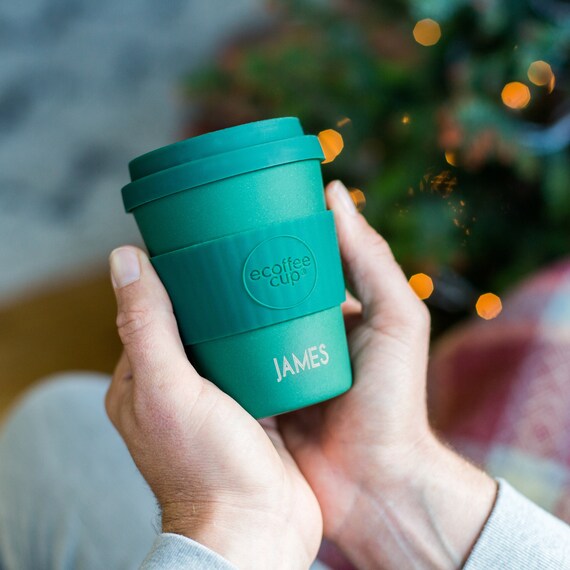 Personalised Reusable Cup for Coffee or Tea | Christmas | Secret Santa |  Stocking Filler | Birthday Gift