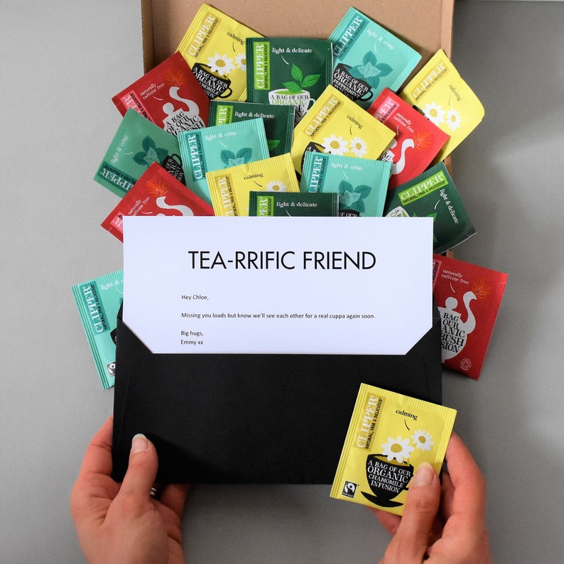 Corporate Tea Gift in Letterbox Friendly Packaging Etsy