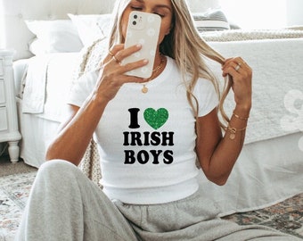 I Love Irish Boys Baby Tee